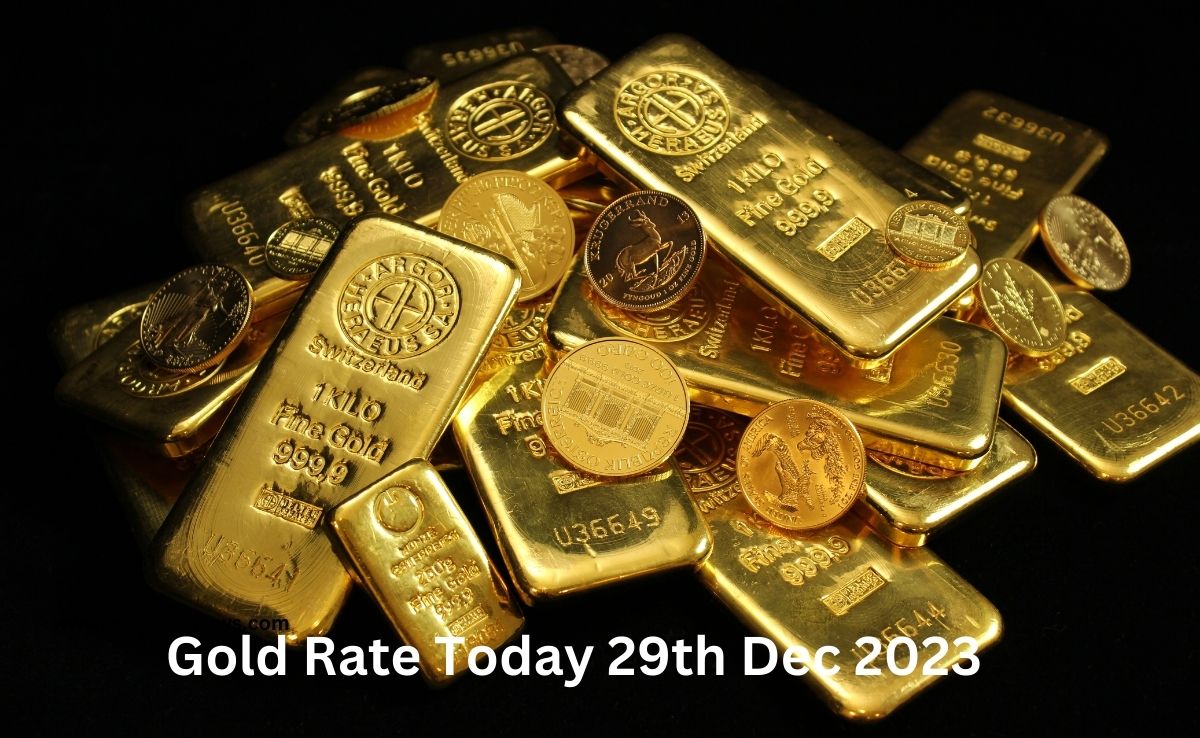 Gold Silver  Rate Today 29th Dec 2023 – सोने के भावों में 400 रुपये की बढ़त,चांदी के भाव 300 रुपये प्रति किलो ऊपर।