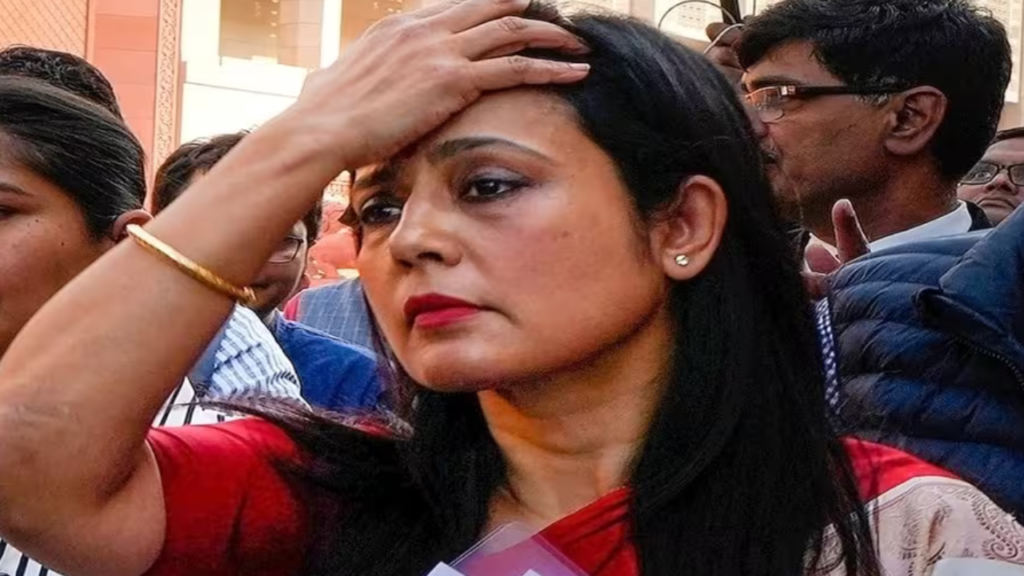 Mahua Moitra Looking Tensed