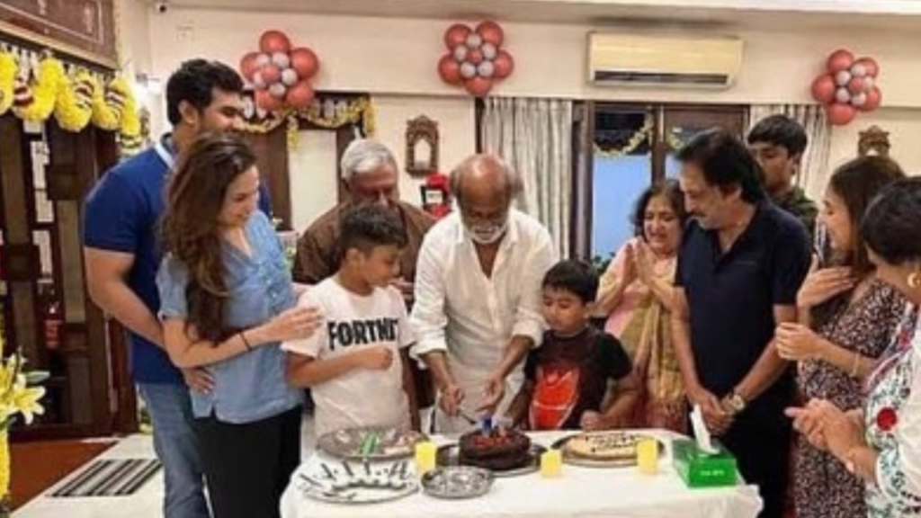 Rajnikanth Celebrating His Birthday